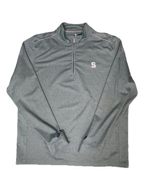 Johnnie-O 1/4 Zip Prep Formance Pullover Men’s Size XL embroidered MSU